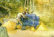 Carl Larsson kastningen Germany oil painting artist